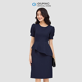 Đầm dáng suông GUMAC DC06010 peplum