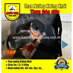 Mua Than Gáo Dừa (10kg). Than Không Khói. Uy Tín tại TP.HCM. Giao nhanh