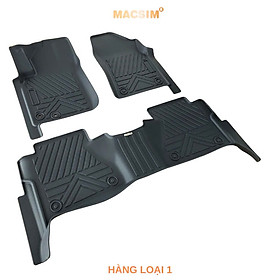 Thảm lót sàn 1 lớp sd3 Nissan Navara 2015+ Nhãn hiệu Macsim - (Giảm giá nhưng chất lượng không giảm)