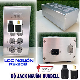 Mua ROGTZ - Bộ Lọc Nguồn Điện Sạch Biến Áp Cách Ly Audio 220V/100V Cao Cấp PS-308 Giảm nhiễu điện từ Ổn định nguồn điện Lọc nhiễu âm thanh Nâng cao chất lượng âm thanh Bảo vệ hệ thống khỏi sự cố điện Chống sét cháy nổ - Hàng Chính Hãng