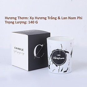 Nến thơm candle 50g sáp đậu nành không khói mùi hương tự nhiên làm trang trí decor quà tặng độc đáo  - 6. White Musk & Freesia