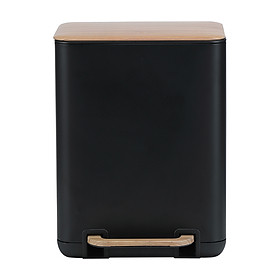 Mua Thùng Rác Kim Loại MICA Màu Đen W24.1xD21.3xH31.6 Cm|Index Living Mall|Nội Thất Thái Lan