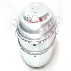 Mua BỘ XỬNG HẤP NHÔM SIZE 60CM TẶNG KÈM VĨ LÓT XÔI CƠM