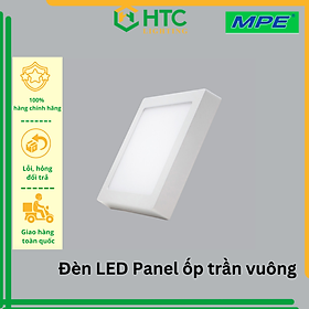 Đèn Ốp Nổi, Đèn LED Panel ốp trần 24W tròn/vuông - Thương hiệu MPE - 24W Tròn