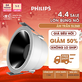 Bộ đèn chiếu điểm Philips SL260 RD 7.5W ánh sáng vàng, trung tính - Phong Cách và Ánh Sáng Cao Cấp