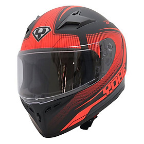 Mũ Bảo Hiểm Fullface Yohe 978 - Đen Cam