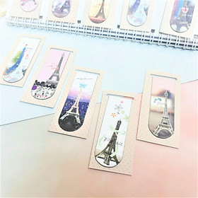 Combo 5 Bookmark Nam Châm Đánh Dấu Sách - Tháp Eiffel (Mẫu Ngẫu Nhiên)