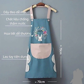 Mua Tạp dề chống thấm có túi để điện thoại và chỗ lau tay tiện lợi  giao màu mẫu ngẫu nhiên Tạp Dề Polime Không Thấm Nước  Sạch Sẽ Cute