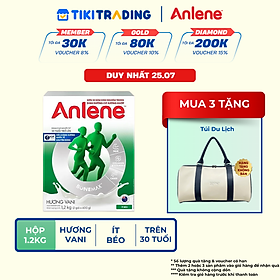 Sữa Bột Anlene Hương Vanilla (Hộp Giấy 1,2kg)