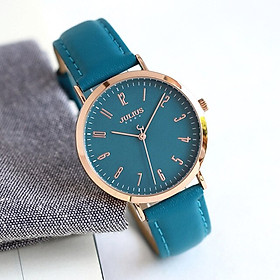 Đồng hồ nữ ja-1017 julius hàn quốc dây da