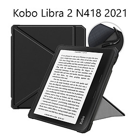 Bao da Cover Cho Máy Đọc Sách Kobo Libra 2 N418 2021 Smart Cover