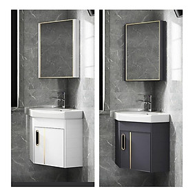 Mua TỦ LAVABO GÓC + KỆ GƯƠNG
