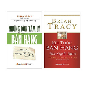 Hình ảnh Nghệ Thuật Bán Hàng Đỉnh Cao Của Brian Tracy ( Những Đòn Tâm Lý Trong Bán Hàng + Kết Thúc Bán Hàng Đòn Quyết Định ) (Tặng kèm Tickbook)