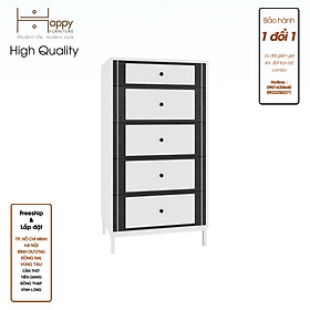 Mua  Happy Home Furniture  TAKO  Tủ lưu trữ 5 ngăn kéo - chân sắt   64cm x 45cm x 120cm ( DxRxC)  THK_132