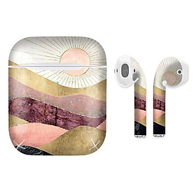 Mua Miếng dán skin cho AirPods in hình giả sơn mài - GSM149 (AirPods  1 2  Pro  TWS  i12)