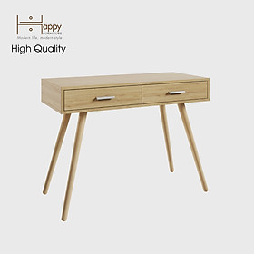 Mua  Happy Home Furniture  OSRI  Bàn trang điểm 2 ngăn kéo - chân gỗ chéo    100cm x 45cm x 75cm ( DxRxC)  BAN_004