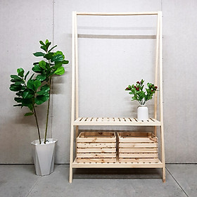 Bộ kệ quần áo Pyra 2 tầng