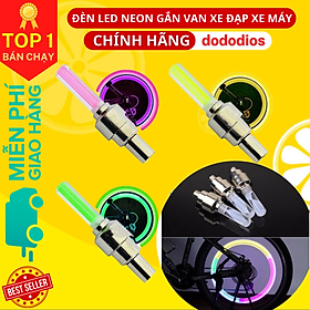 2 đèn led xe đạp gắn van xe dododios bộ 2 chiếc - Hàng chính hãng dododios