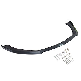 Carbon Fiber 3 Pieces Car Front Bumper Canard Lip Splitter Body Shovels Bumper Lip Spoiler Replacement for Mustang