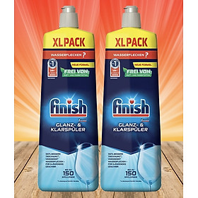 Combo 2 chai Nước Làm Bóng Chén Bát  Finish Rinse & Shine Aid - 500ML/chai