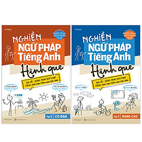 Combo Nghiền Ngữ Pháp Tiếng Anh Hình Que (Cơ Bản Và Nâng Cao)