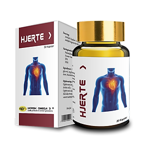 Norsk Hjerte - Omega 3 chuyên biệt cho tim khêm khỏe mạnh (Lọ 30 viên)