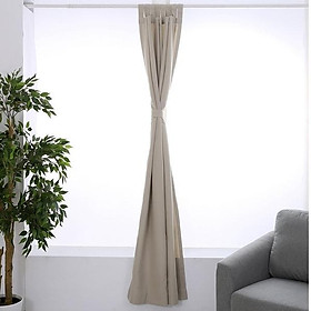 Rèm cửa trang trí chống nắng chống gió đa năng CasaBella - màu kaki 132x213cm