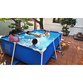Mua Bể bơi phao khung kim loại chữ nhật 28271 kích thước 260cm x 160cm cao 65cm