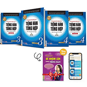 Combo Sách Tiếng Hàn Tổng Hợp Dành Cho Người Việt Nam - Trung Cấp 3&4 - Phiên Bản Mới Đen Trắng (Tặng Kèm Cuốn Những Từ Dễ Nhầm Lẫn Trong Tiếng Hàn)