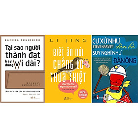 Combo Tại Sao Người Thành Đạt Hay Dùng Ví Dài + Cư Xử Như Đàn Bà Suy Nghĩ Như Đàn Ông + Biết Ăn Nói Chẳng Lo Thua Thiệt
