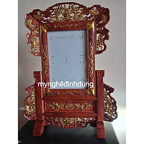 Mua Khung ảnh thờ cúng kt lồng ảnh 20x30cm bằng gỗ  gõ đỏ
