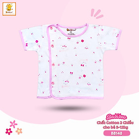 Áo sơ sinh BABIBOO áo sơ sinh tay ngắn vải cotton - BB148