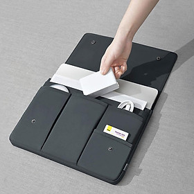 Túi Đựng Laptop Siêu Nhẹ Dành Cho Macbook Air Pro 13 14 15 16 Inch Tay Máy Tính Bảng Dành Cho iPad kinh Doanh Cặp - 15.4-inch