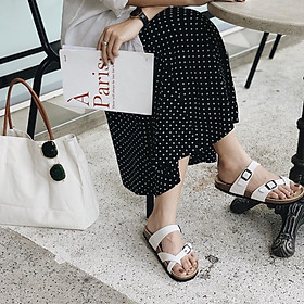 Dép đế trấu xỏ ngón cá tính