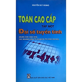 Toán Cao Cấp Tập 1 – Đại Số Tuyến Tính ( Dùng Cho Sinh Viên Các Ngành Kinh Tế Và Quản Trị Kinh Doanh)