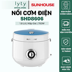 Mua  Hàng Chính Hãng  Nồi cơm điện SUNHOUSE 1.8L SHD8606