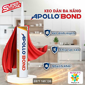 Keo dán xây dựng gỗ gương sắt Alu đa năng Apollo BOND 300ml