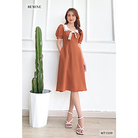 Đầm thủy thủ cổ phối trắng BEMINE MT1539DA