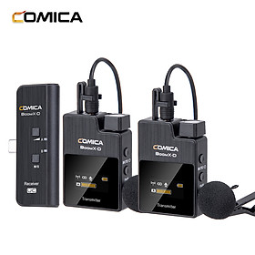 COMICA BoomX-D UC2 Type-C One-Trigger-Two 2.4G Digital Wireless Microphone System 50M Effective Range for Smartphones