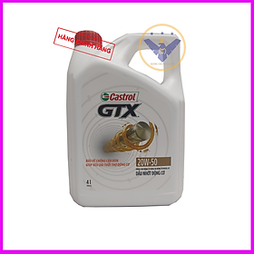 Dầu nhớt ô tô cao cấp Castrol GTX 20W-50 can 4 lít