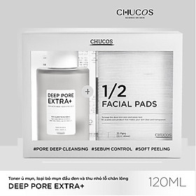 Toner ủ mụn CHUCOS Deep Pore Extra+ 120ml