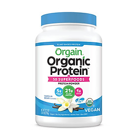 Đạm thực vật và Superfoods hữu cơ Orgain Organic Protein & Superfoods