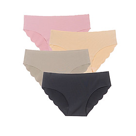 COMBO 4 Quần Lót Su Đúc QSD04 Không Viền May + Mỏng Nhẹ Thoải Mái Màu Ngẫu Nhiên