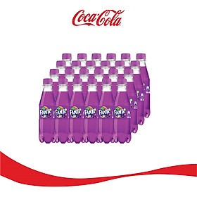 Thùng 24 Chai Nước Giải Khát Có Gas Fanta Nho 300ml x 24