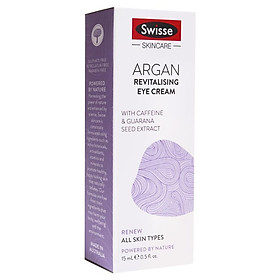 Kem DưỡNg Mắt Chống Lão Hoá Swisse Skincare Argan Revitalising Eye Cream 15Ml