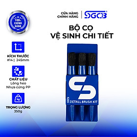 Bộ Cọ Vệ Sinh Chi Tiết Ngoại Thất và Nội Thất Xe Ô Tô, Mô Tô SGGD301