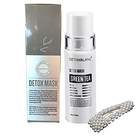  Mặt Nạ Thải Độc Trắng Da Ngừa Mụn Nám Detox BlanC: Detox Mask (mẫu mới) + Tặng kèm Kẹp tóc Ngọc Trai hot trend