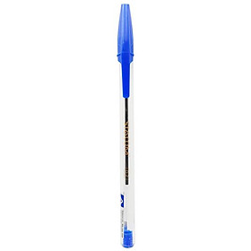 Bút Bi 0.7 mm Ballpoint Pen Thân Trong - Nắp Gài - Stacom BP2017 - Mực Xanh
