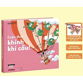 Sách POPDOWN lật mở tương tác 3D cho bé - Tàu Ngầm Cứu Hộ và Cuộc đua khinh khí cầu - TNBooks