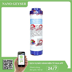 Lõi lọc nước số 1 máy NANO, Lõi Carbon Nano Geyser, Dùng cho các dòng máy lọc nước NANO, UF, Geyser Eco, Ecotar, TK - Hàng Chính Hãng